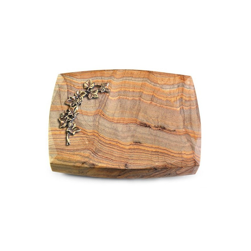 Grabstein Roma/Rainbow Efeu (Bronze)