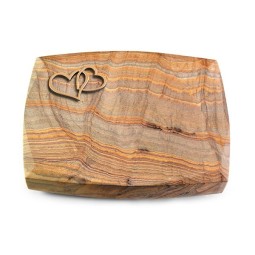 Grabstein Roma/Rainbow Herzen (Bronze)