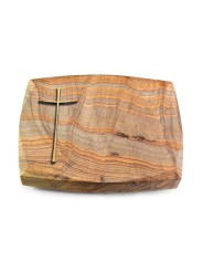 Grabstein Roma/Rainbow Kreuz 2 (Bronze)