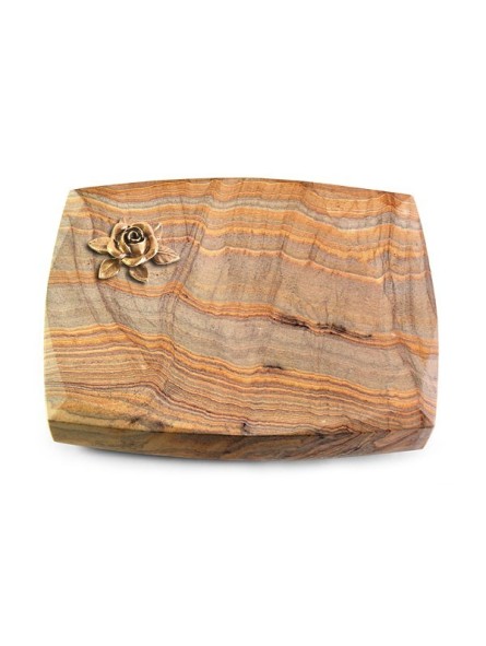 Grabstein Roma/Rainbow Rose 4 (Bronze)