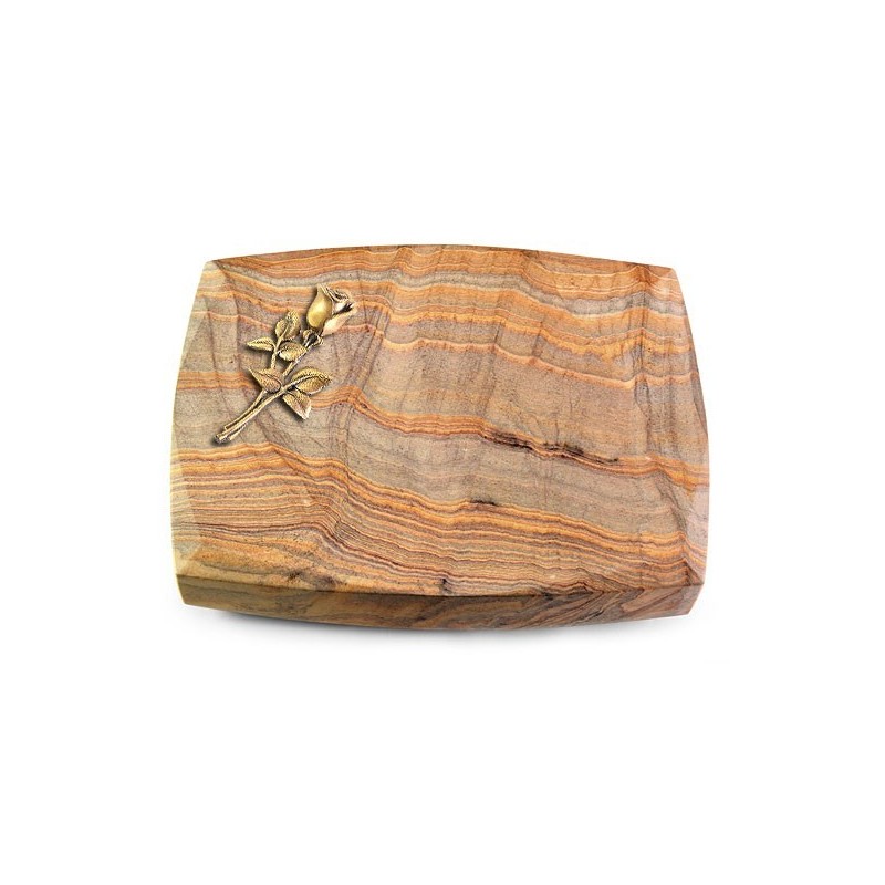 Grabstein Roma/Rainbow Rose 8 (Bronze)