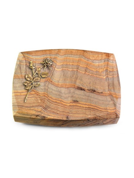 Grabstein Roma/Rainbow Rose 13 (Bronze)