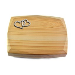 Grabstein Roma/Woodland Herzen (Alu)