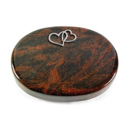 Grabstein Rondo/Aruba Herzen (Alu)