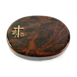 Grabstein Rondo/Aruba Kreuz 1 (Bronze)