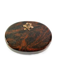 Grabstein Rondo/Aruba Rose 4 (Bronze)
