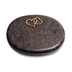 Grabstein Rondo/Himalaya Herzen (Bronze)