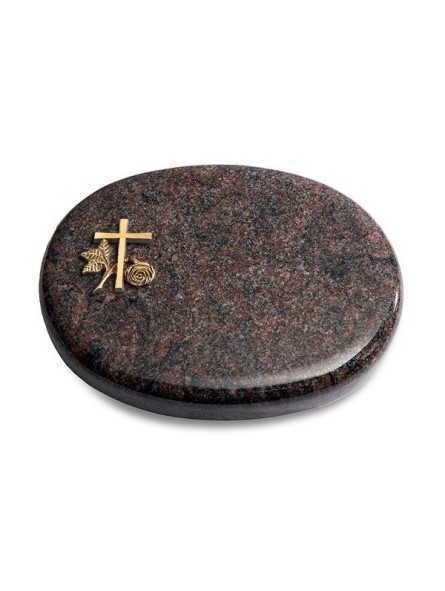 Grabstein Rondo/Himalaya Kreuz 1 (Bronze)