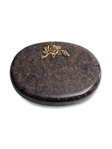 Grabstein Rondo/Himalaya Rose 1 (Bronze)