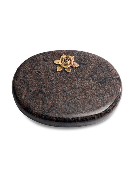 Grabstein Rondo/Himalaya Rose 4 (Bronze)