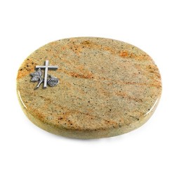 Grabstein Rondo/Kashmir Kreuz 1 (Alu)