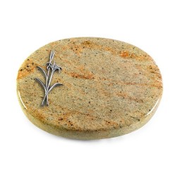 Grabstein Rondo/Kashmir Lilienzweig (Alu)