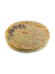 Grabstein Rondo/Kashmir Efeu (Bronze)