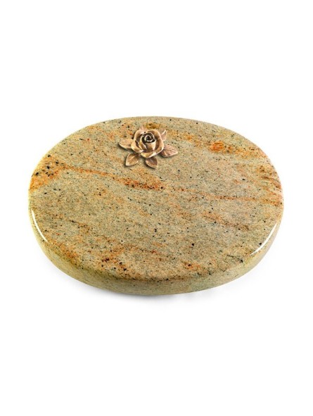Grabstein Rondo/Kashmir Rose 4 (Bronze)