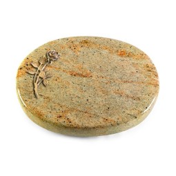 Grabstein Rondo/Kashmir Rose 6 (Bronze)