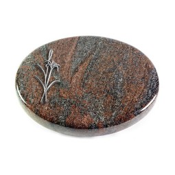 Grabstein Rondo/Paradiso Lilienzweig (Alu)