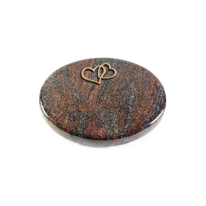 Grabstein Rondo/Paradiso Herzen (Bronze)