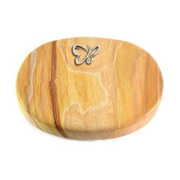 Grabstein Rondo/Rainbow Papillon (Alu)