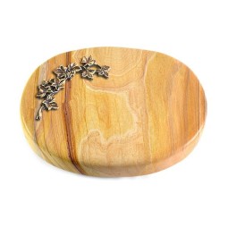 Grabstein Rondo/Rainbow Efeu (Bronze)