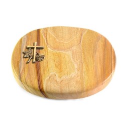 Grabstein Rondo/Rainbow Kreuz 1 (Bronze)