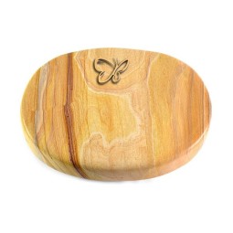 Grabstein Rondo/Rainbow Papillon (Bronze)