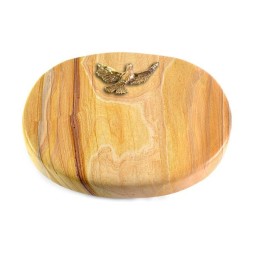 Grabstein Rondo/Rainbow Taube (Bronze)