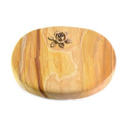 Grabstein Rondo/Rainbow Rose 4 (Bronze)