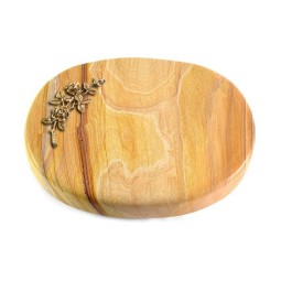 Grabstein Rondo/Rainbow Rose 5 (Bronze)