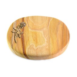 Grabstein Rondo/Rainbow Rose 6 (Bronze)