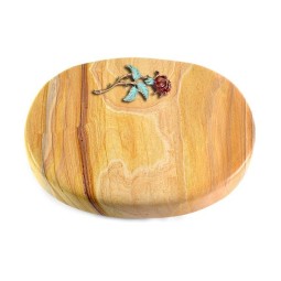 Grabstein Rondo/Rainbow Rose 2 (Color)