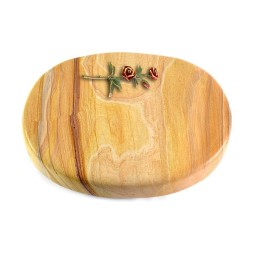 Grabstein Rondo/Rainbow Rose 6 (Color)