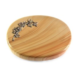 Grabstein Rondo/Woodland Efeu (Bronze)