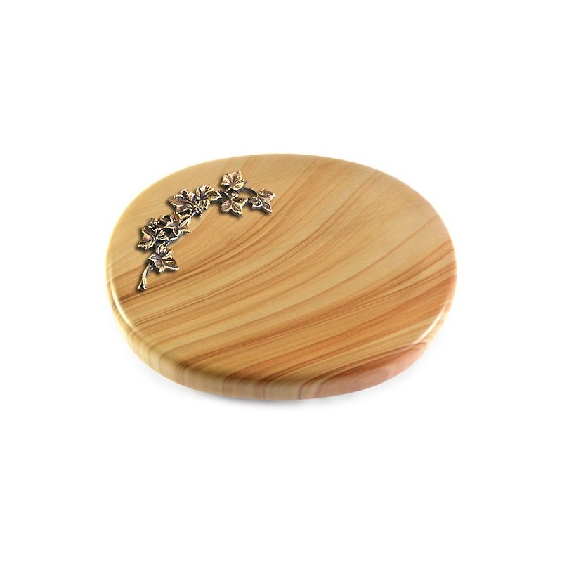 Grabstein Rondo/Woodland Efeu (Bronze)