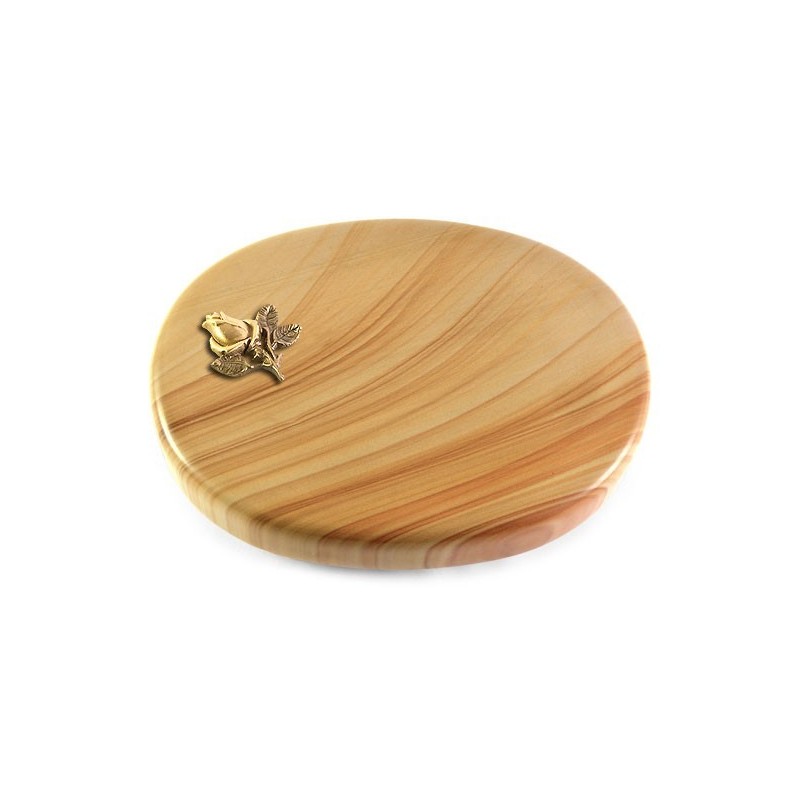Grabstein Rondo/Woodland Rose 3 (Bronze)