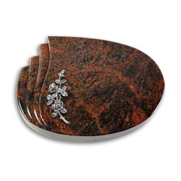 Grabstein Waves/Aruba Rose 5 (Alu)