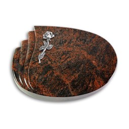 Grabstein Waves/Aruba Rose 7 (Alu)