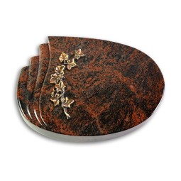 Grabstein Waves/Aruba Efeu (Bronze)