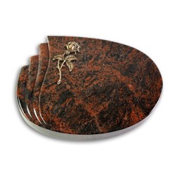 Grabstein Waves/Aruba Rose 2 (Bronze)