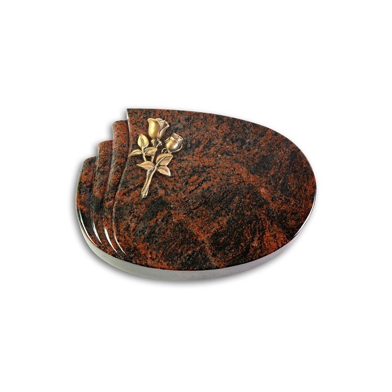 Grabstein Waves/Aruba Rose 11 (Bronze)