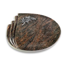 Grabstein Waves/Himalaya Rose 1 (Alu)