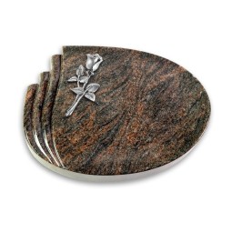 Grabstein Waves/Himalaya Rose 8 (Alu)