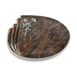 Grabstein Waves/Himalaya Rose 10 (Alu)