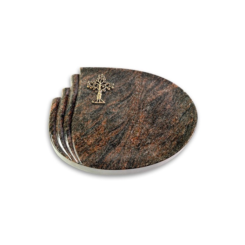 Grabstein Waves/Himalaya Baum 2 (Bronze)