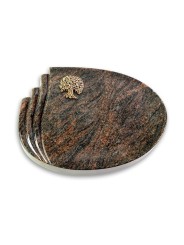 Grabstein Waves/Himalaya Baum 3 (Bronze)