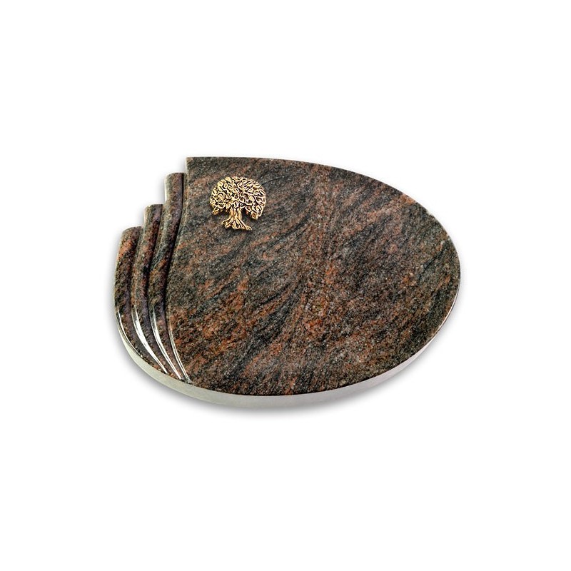 Grabstein Waves/Himalaya Baum 3 (Bronze)