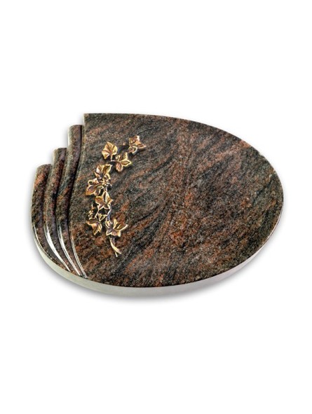 Grabstein Waves/Himalaya Efeu (Bronze)