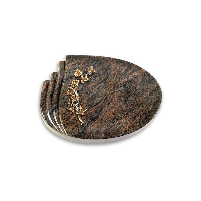 Grabstein Waves/Himalaya Efeu (Bronze)