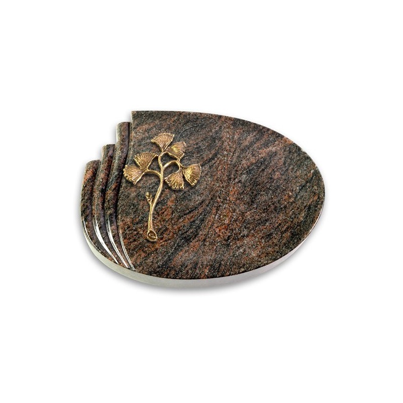 Grabstein Waves/Himalaya Gingozweig 1 (Bronze)