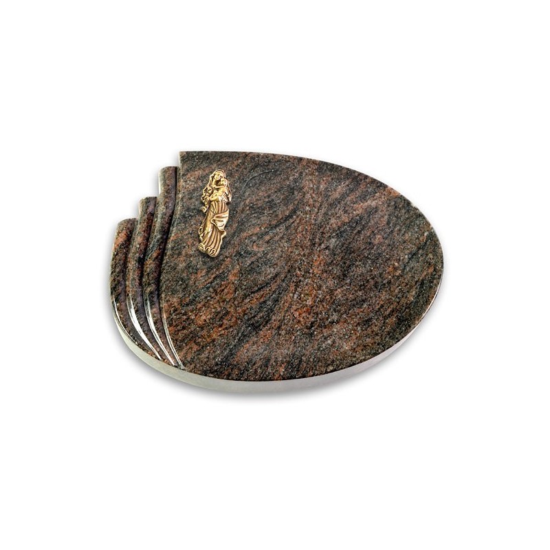 Grabstein Waves/Himalaya Maria (Bronze)