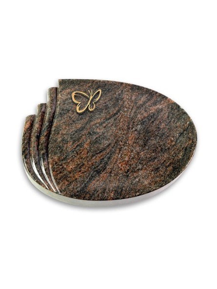 Grabstein Waves/Himalaya Papillon (Bronze)